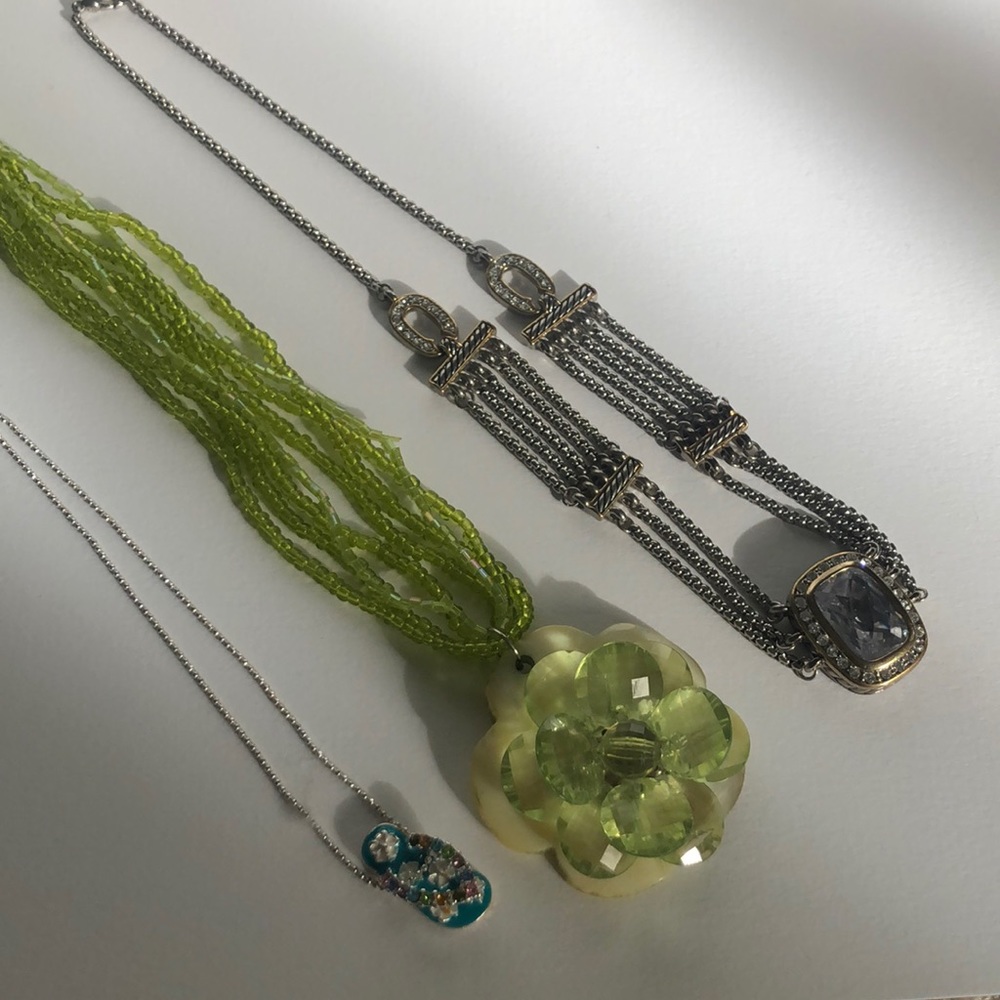 Trio of necklaces